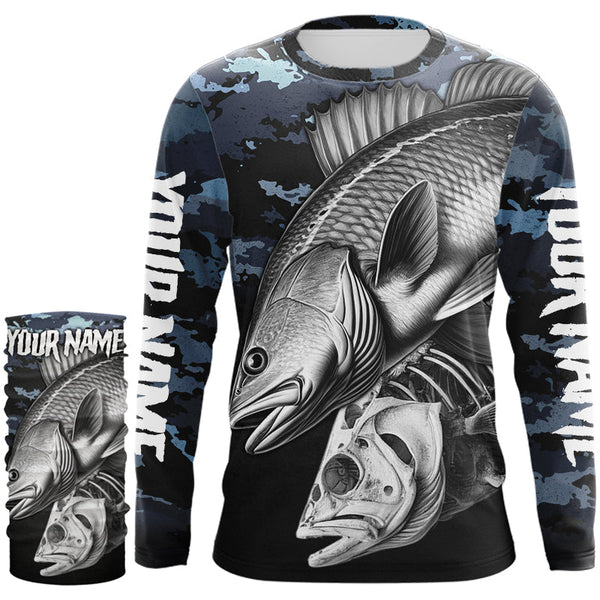 Redfish drum Fishing Fish Reaper Customize Fishing camo UV protection fishing shirts for men, women NQS5916