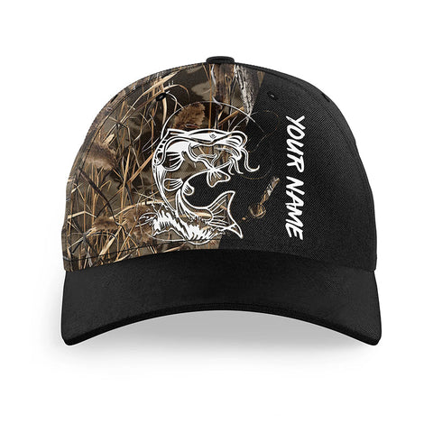 Catfish Fishing Tattoo camo Custom fishing hat Unisex Fishing Baseball Angler camo hat NQS2662