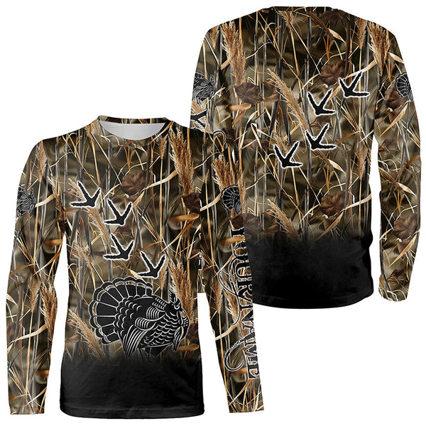 Turkey hunting camo clothing, Turkey hunt Customize Name 3D All Over Printed Shirts NQS1608