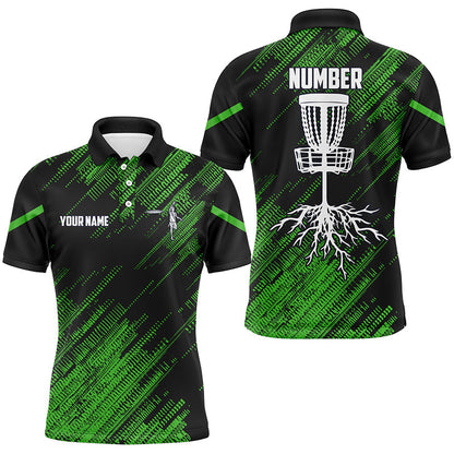 Green camo Black Mens disc golf polo shirts custom disc golf team disc golf jerseys NQS7816