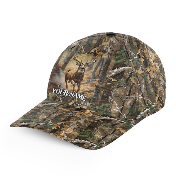 Deer hunting Custom camo hunting hat, Deer hunting hat Unisex Hunting Baseball hat NQS8716