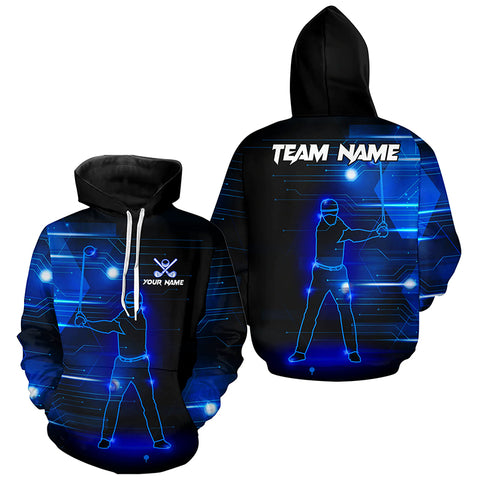 Blue Light Golfer Golf Hoodies custom golf hoodie tops, team golf wear NQS9178