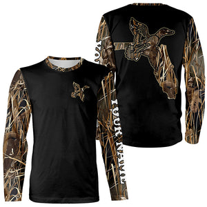 Duck hunting in Florida Waterfowl Camo Customize 3D All Over Printed Shirts Personalized Hunting gift NQS2642