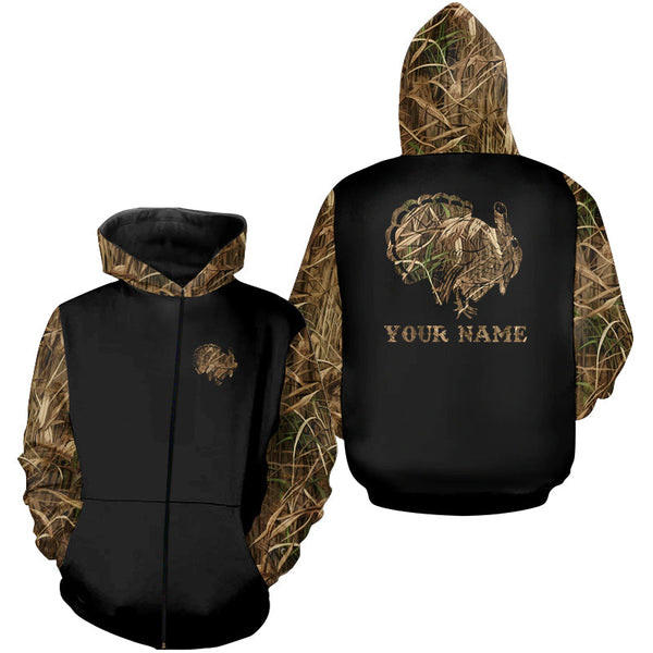 Turkey Hunting Camo Customize Name 3D All Over Printed Shirts Personalized Turkey Hunting gifts NQS858