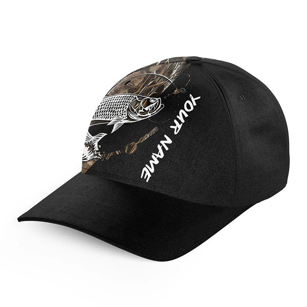 Tarpon Fishing Tattoo camo Custom fishing hat Unisex Fishing Baseball Angler camo hat NQS2670