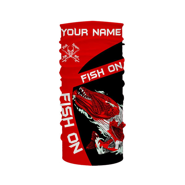 Northern Pike fishing Canadian flag Custom sun protection Long sleeve Fishing Shirt, Pike Fishing Gift NQS4594
