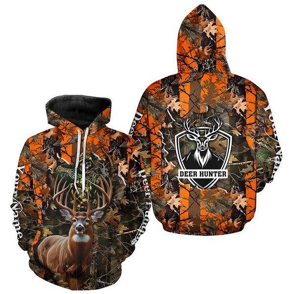 Deer Hunting big game camo Grim Reaper Custom Name 3D All over print shirts NQS742