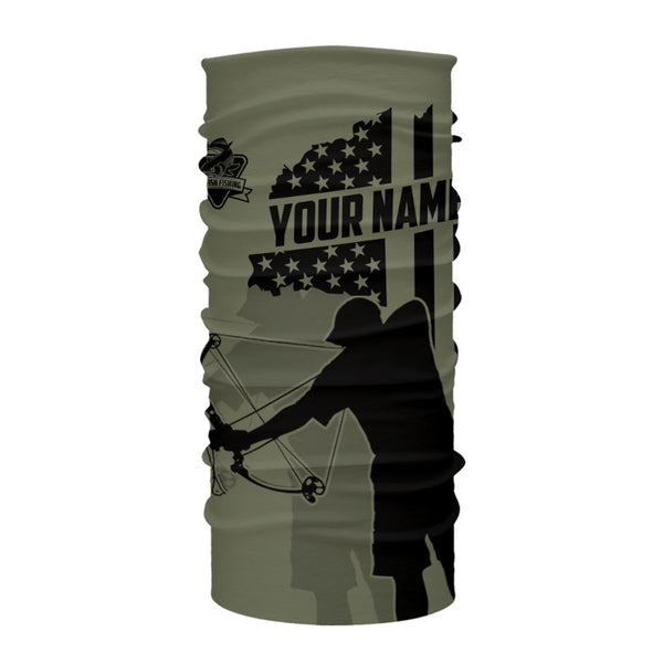 Redfish hunter bowfishing American flag Custom UV sun protection Long sleeve Fishing Shirts jerseys NQS9618