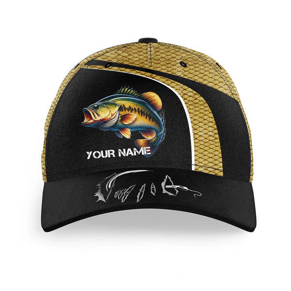 Bass Fishing Custom fishing hat Unisex Fishing Baseball Angler fish hook hat NQS2086