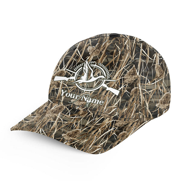 Duck hunting waterfowl camo Custom hunting hat Unisex hunting Baseball hat NQS2633