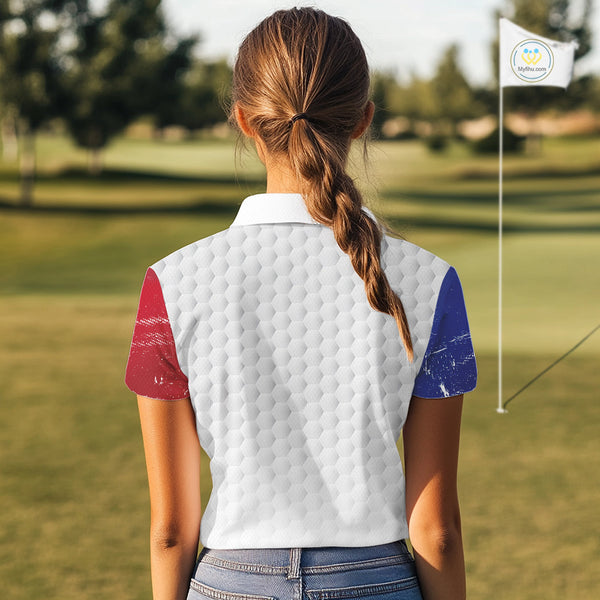 Women golf polo shirts Texas flag patriotic custom ladies golf shirts, gift for the golfers NQS9968