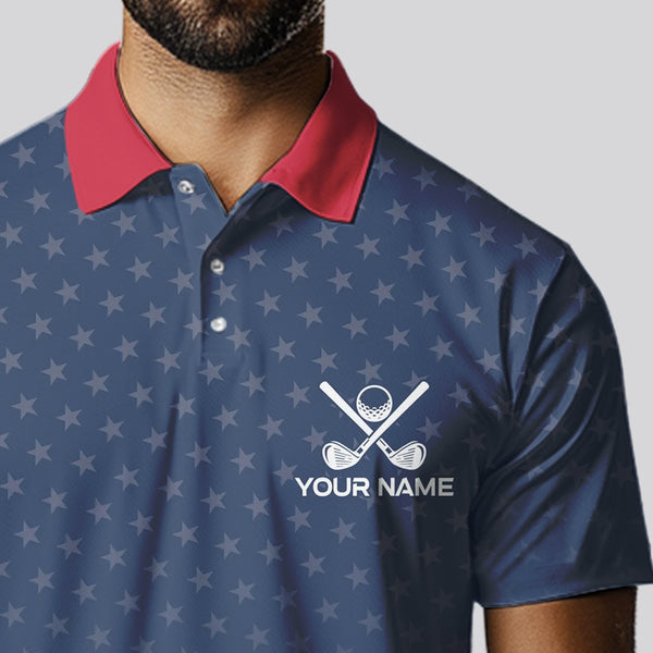 Texas Flag Golf Polo Shirts For Men Custom Team Name golf tops for mens, patriotic golf gifts NQS9769