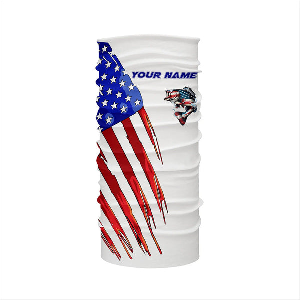 Bass Fishing American flag patriotic fishing Customized patriotic Fishing Clothing NQS2425