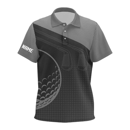 Personalized Multi-Color Kid Golf Polo Shirts, Golf ball Golf Outfits For Kid NQS7544