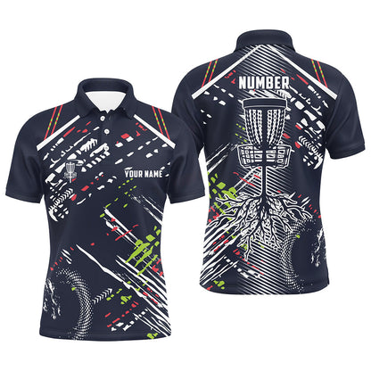 Disc golfing pattern Mens disc golf polo shirts custom team disc golf attire, disc golf jersey NQS6933