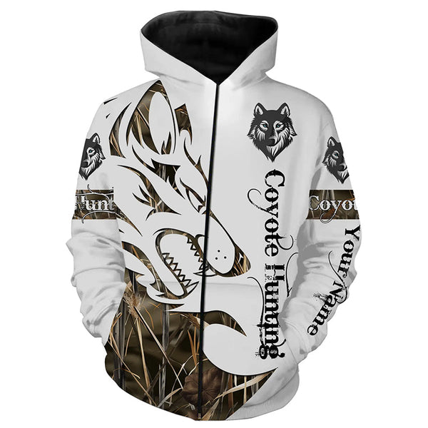 Coyote hunting predator camouflage Customize 3D All Over Printed Shirts Personalized hunting clothes NQS1041