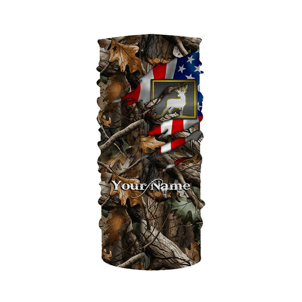 Deer hunting camo American flag patriotic custom name deer hunting all over printed shirts NQSD52