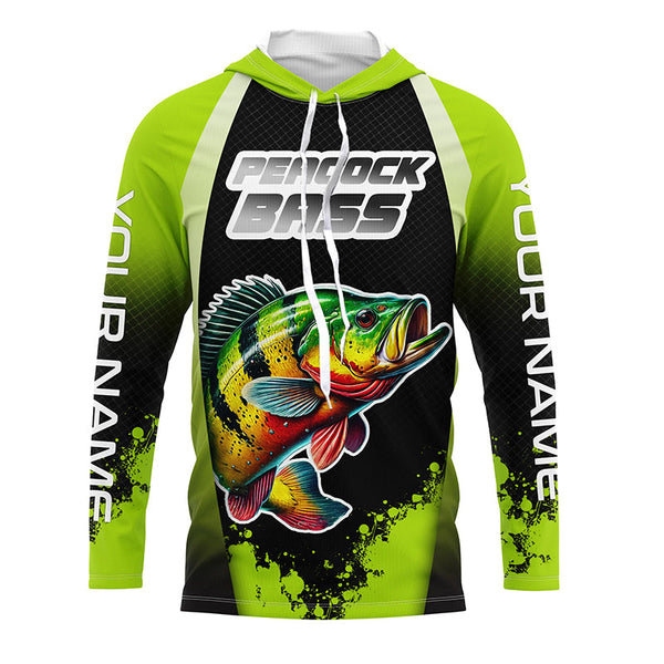 Peacock Bass fishing customize performance long sleeves Fishing shirts, Peacock Bass fishing jerseys NQS5669