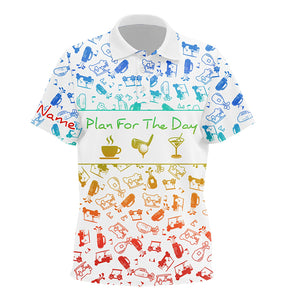 Rainbow on sale golf shirt