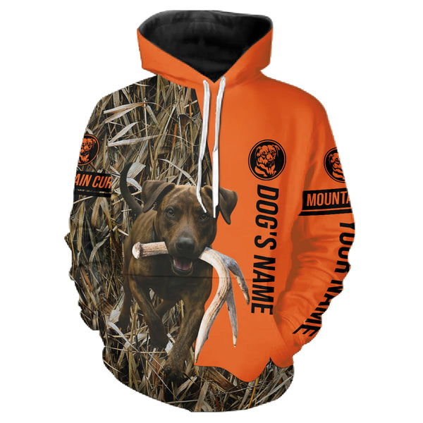 Mountain Cur Hunting Dog Customized Name All over print Shirts for Hunters, Hunting Gifts FSD4748