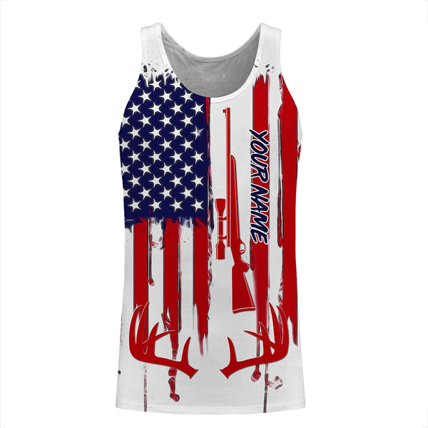 American flag Deer hunting Shirt |T-shirt, Long sleeve, Hoodie shirt for Hunters FSD4042