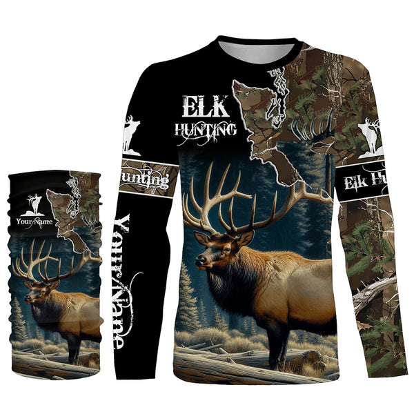 Best Elk Hunting Camouflage Shirts for Elk Hunters, Personalized Hunting Shirts FSD882