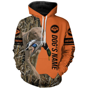 Chesapeake Bay Retriever Hunting Dog Customized Name All over printed Shirts, Hunting Gifts FSD4083