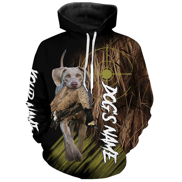 Weimaraner Hunting Dog Custom Name Shirts for Hunter, Gifts for Hunters FSD4582