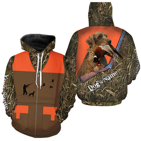 Personalized Pheasant Upland Hunting Vest shirt for Men - Pudelpointer hunting dog breeds clothing FSD3983
