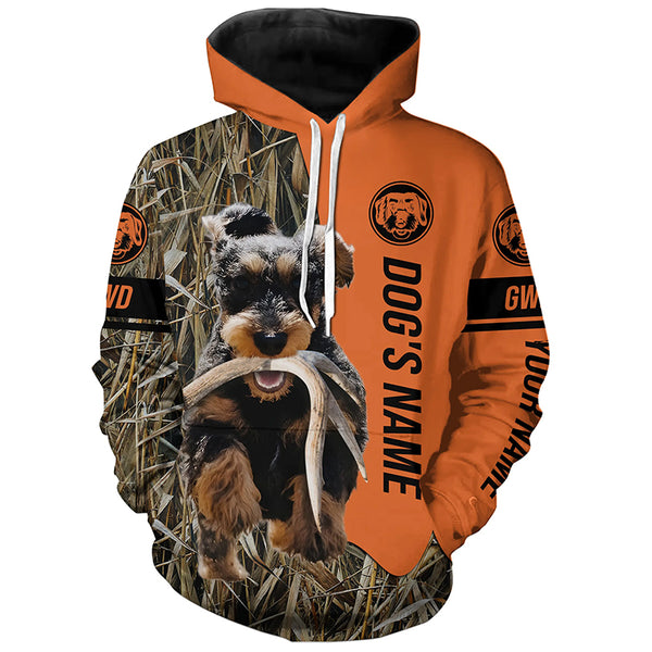 Wirehaired Dachshund Hunting Dog Customized Name Shirts for Hunters FSD4561