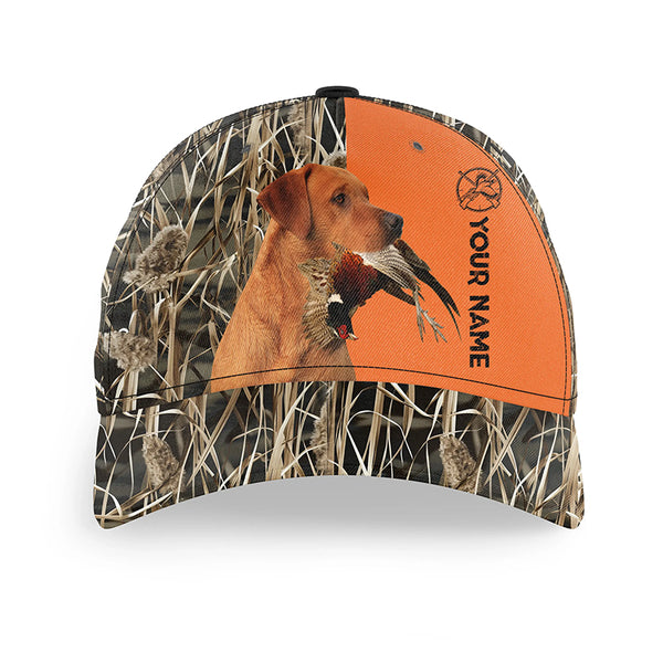 Pheasant Hunting With Dogs Custom Hat Adjustable Unisex Baseball Hat, Choose hunting dog breeds FSD3704