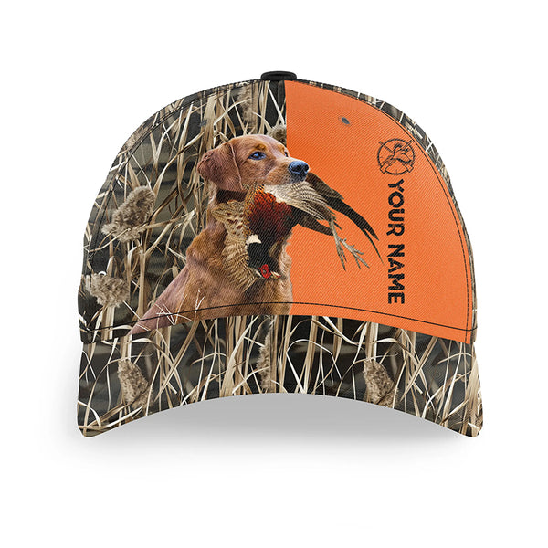 Pheasant Hunting With Dogs Custom Hat Adjustable Unisex Baseball Hat, Choose hunting dog breeds FSD3704