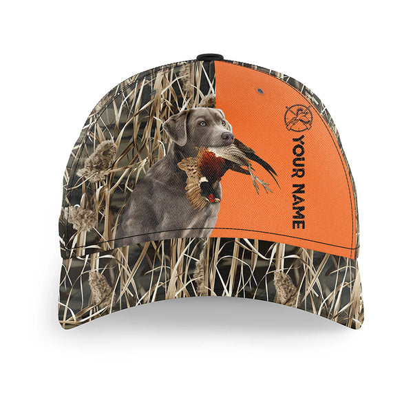 Pheasant Hunting With Dogs Custom Hat Adjustable Unisex Baseball Hat, Choose hunting dog breeds FSD3704