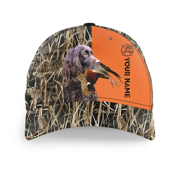 Pheasant Hunting With Dogs Custom Hat Adjustable Unisex Baseball Hat, Choose hunting dog breeds FSD3704