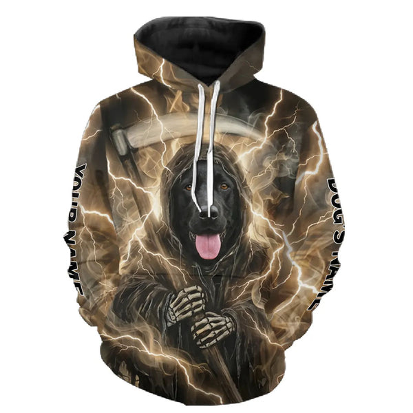 Custom Dog Grim Reaper Style All Over Print Shirt FSD4788