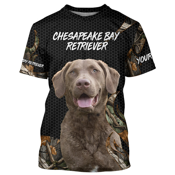 Chesapeake Bay Retriever dog orange camo All over printing Shirt Personalized gift for Retriever lover FSD3722