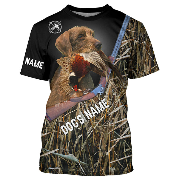 Pudelpointer Dog Pheasant Hunting Custom Name Shirts for Pheasant Hunters FSD3922