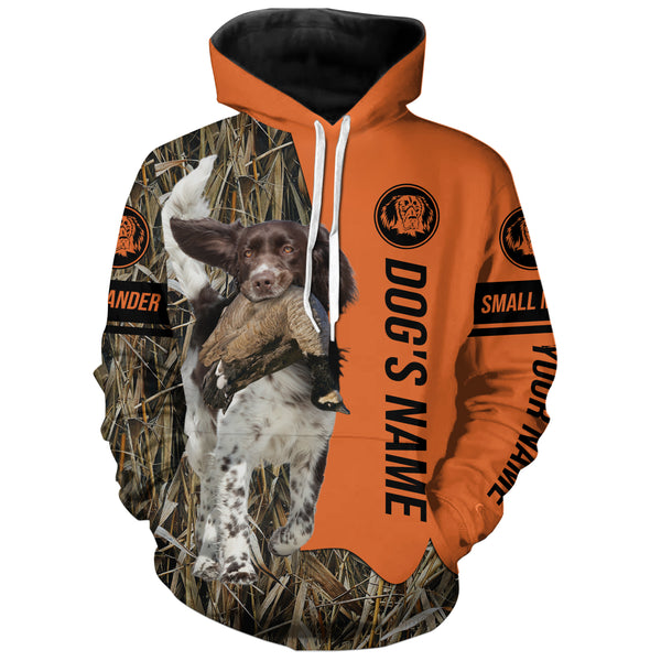 Small Munsterlander Hunting Dog Customized Name Shirts for Hunters, Pheasant Bird Hunting Gifts FSD4249