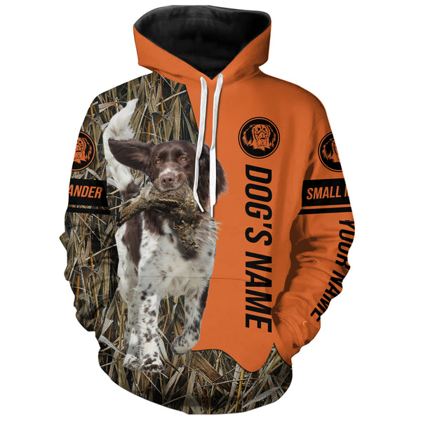 Small Munsterlander Hunting Dog Customized Name Shirts for Hunters, Pheasant Bird Hunting Gifts FSD4249