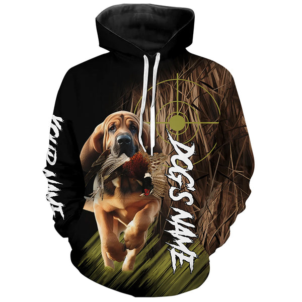 Bloodhound Custom Name Hunting Dog Shirts for Hunter, Gifts for Hunters FSD4662