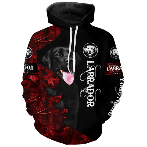 Black Labs Labrador Retriever Dog Custom Name 3D All over print Shirt, Hoodie, Personalized gift FSD4095