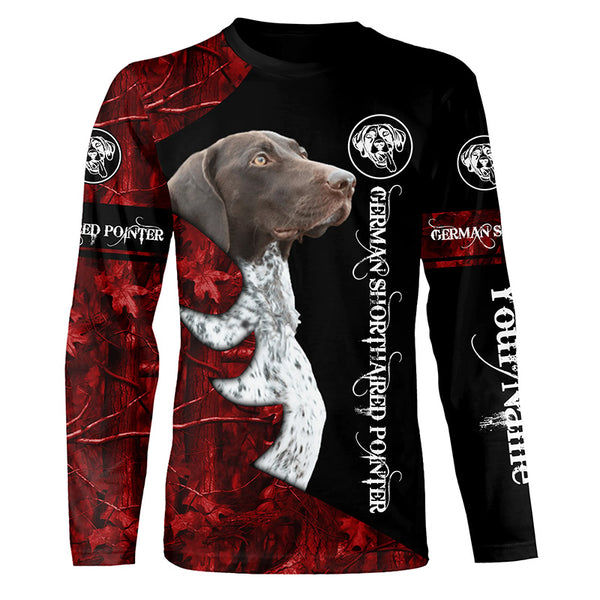 Best German Shorthaired Pointer Dog Custom Name 3D All over print Shirt, Hoodie - Personalized gift FSD4097