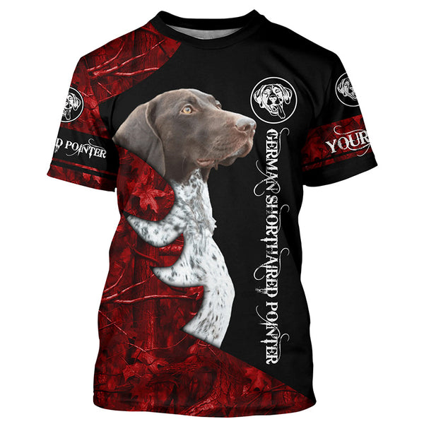 Best German Shorthaired Pointer Dog Custom Name 3D All over print Shirt, Hoodie - Personalized gift FSD4097