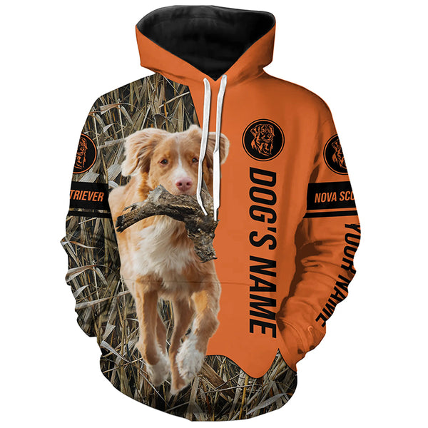 Nova Scotia Duck Tolling Retriever Hunting Dog Customized Name Shirts for Hunters FSD4632