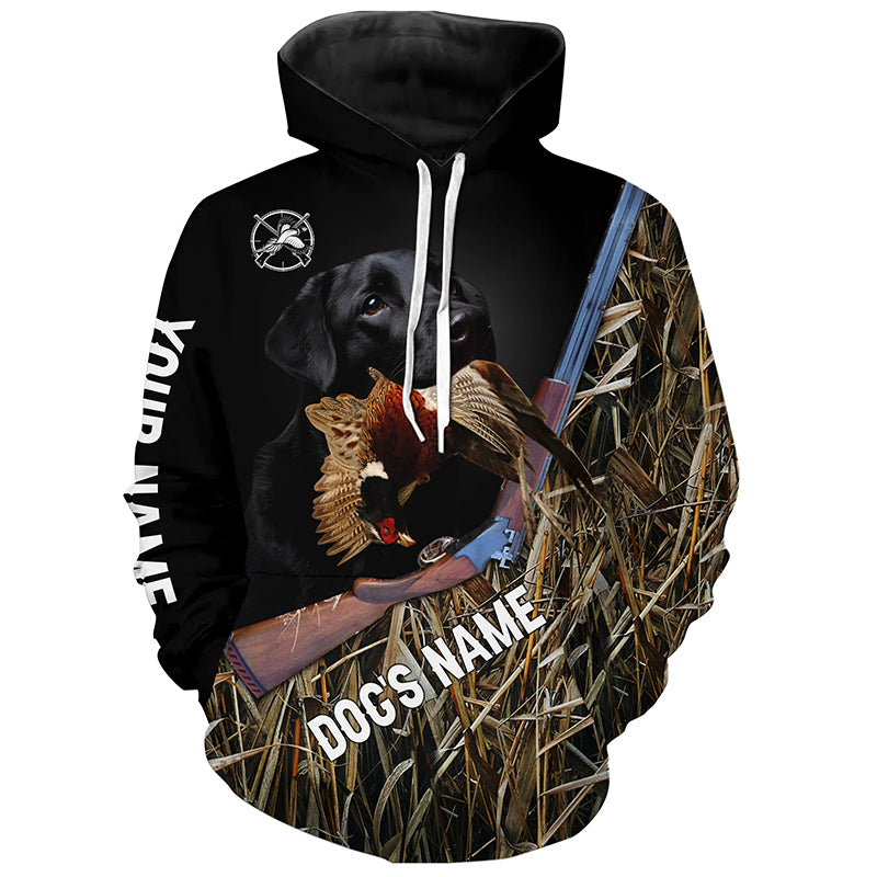Pheasant hunting Upland game Bird Black Labrador Dog Hunting camo Full printing Shirts - FSD2896