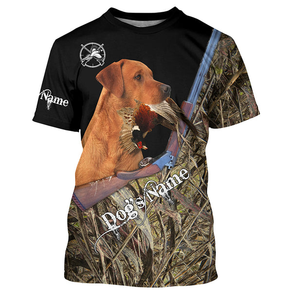 Pheasant hunting Upland game Dog Fox Red Labrador Hunting camo Full printing Shirts - FSD2899