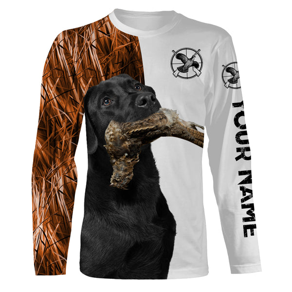 Beautiful Grouse Hunting with Dogs Custom Name Long sleeve Shirts for Hunter FSD4454