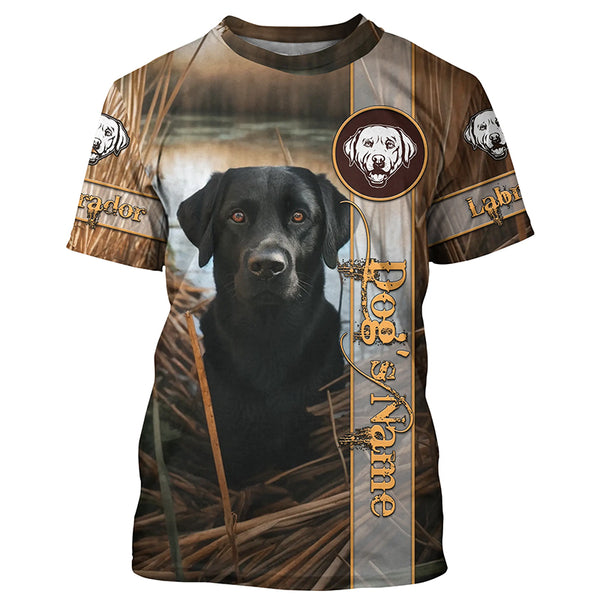 Black Lab 3D All Over Printed Shirts, Labrador Retriever Hunting Dogs Gifts for Lab Lovers FSD4503