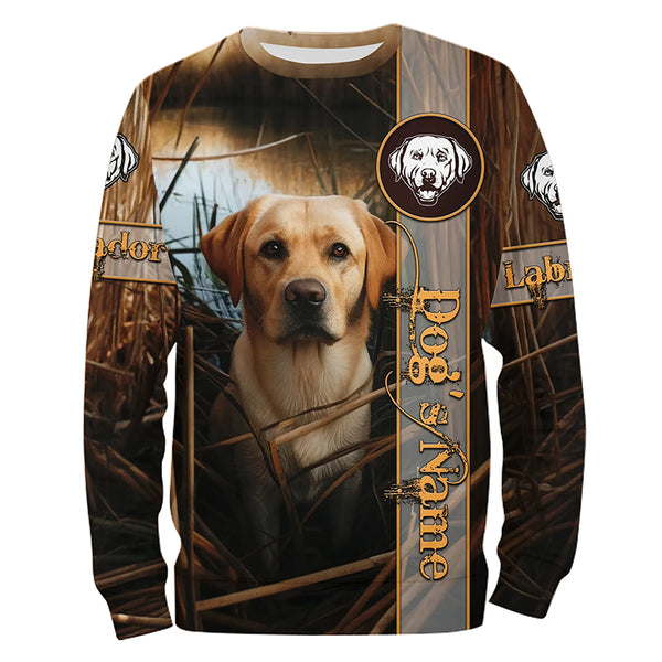 Yellow Lab 3D All Over Printed Shirts, Labrador Retriever Hunting Dogs Gifts for Lab Lovers FSD4504