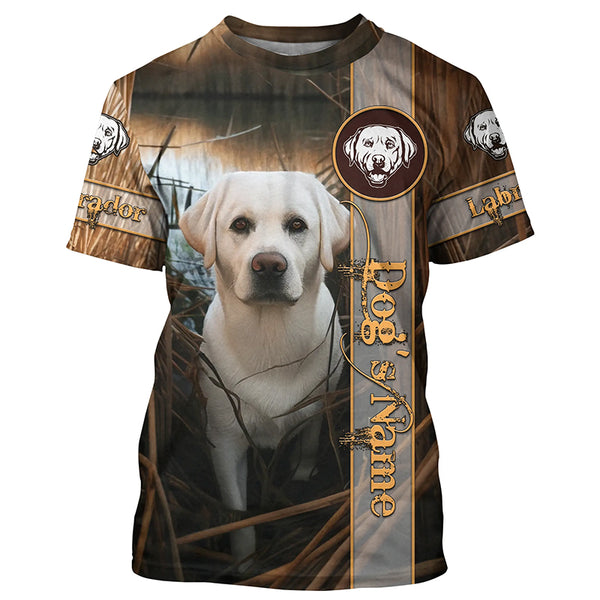 White Lab 3D All Over Printed Shirts, Labrador Retriever Hunting Dogs Gifts for Lab Lovers FSD4507